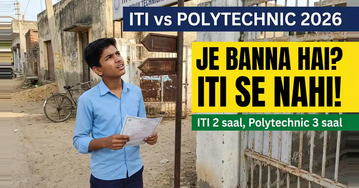 ITI Ya Polytechnic - Ek Jaldi Kamai Deta Hai, Doosra Junior Engineer Ka Darwaza Kholta Hai