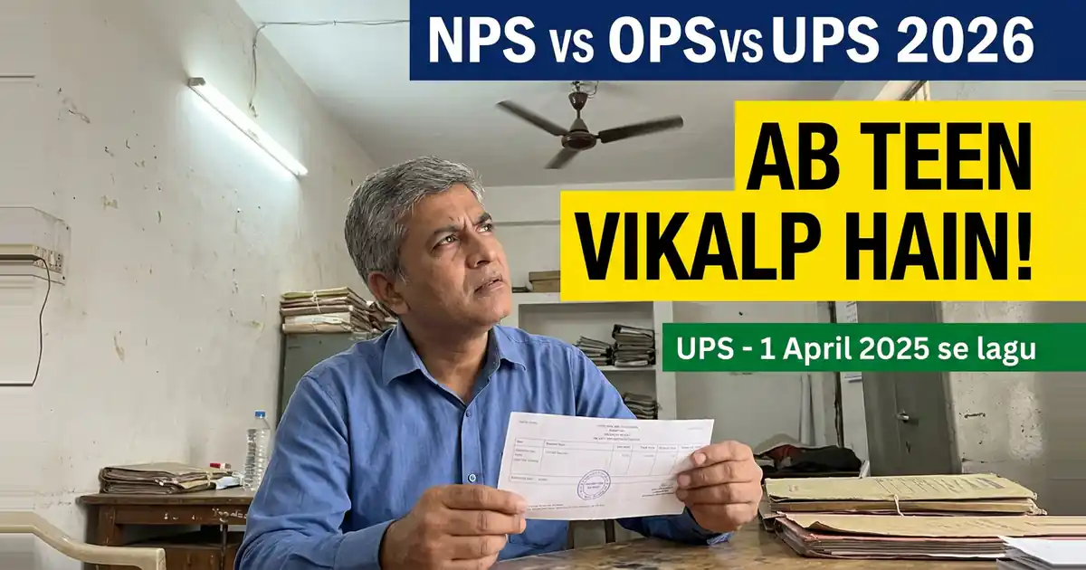 NPS, OPS Aur UPS - Ab Do Nahi, Teen Cheezein Hain, Aur Zyadatar Bahas Purani Ho Chuki Hai