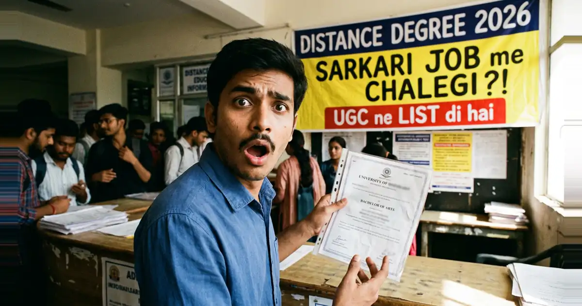 Regular Ya Distance Graduation - Degree Barabar Hai, Par Do Shartein Hain Jinme Log Fanste Hain