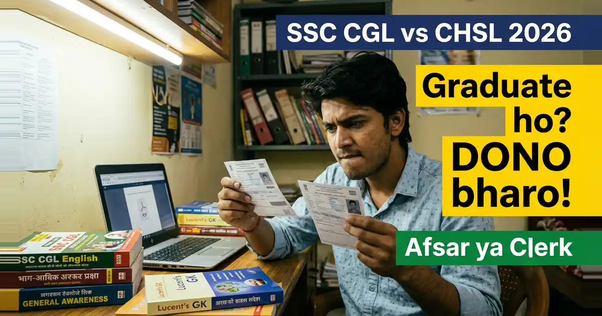 CGL Ya CHSL - Ek Graduation Maangta Hai Aur Doosra 12th, Aur Isi Ek Shart Se Pad Ka Star Badal Jaata Hai