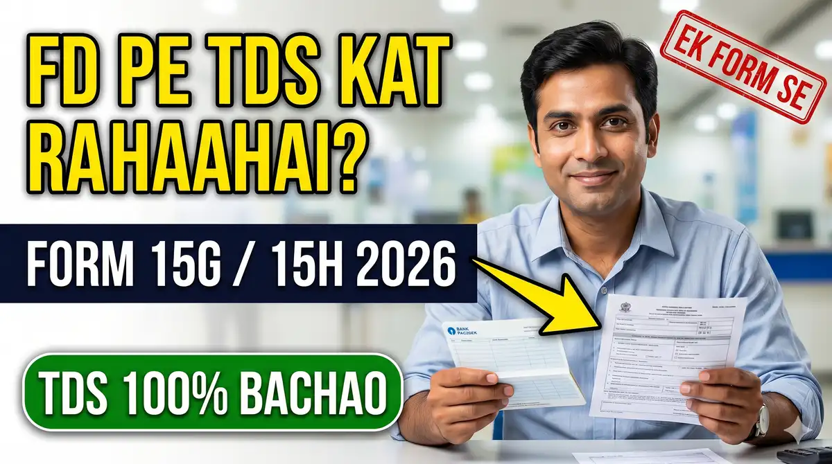 Form 15G / 15H 2026 - FD Interest Pe TDS Kaise Bachaye + Kaise Bhare