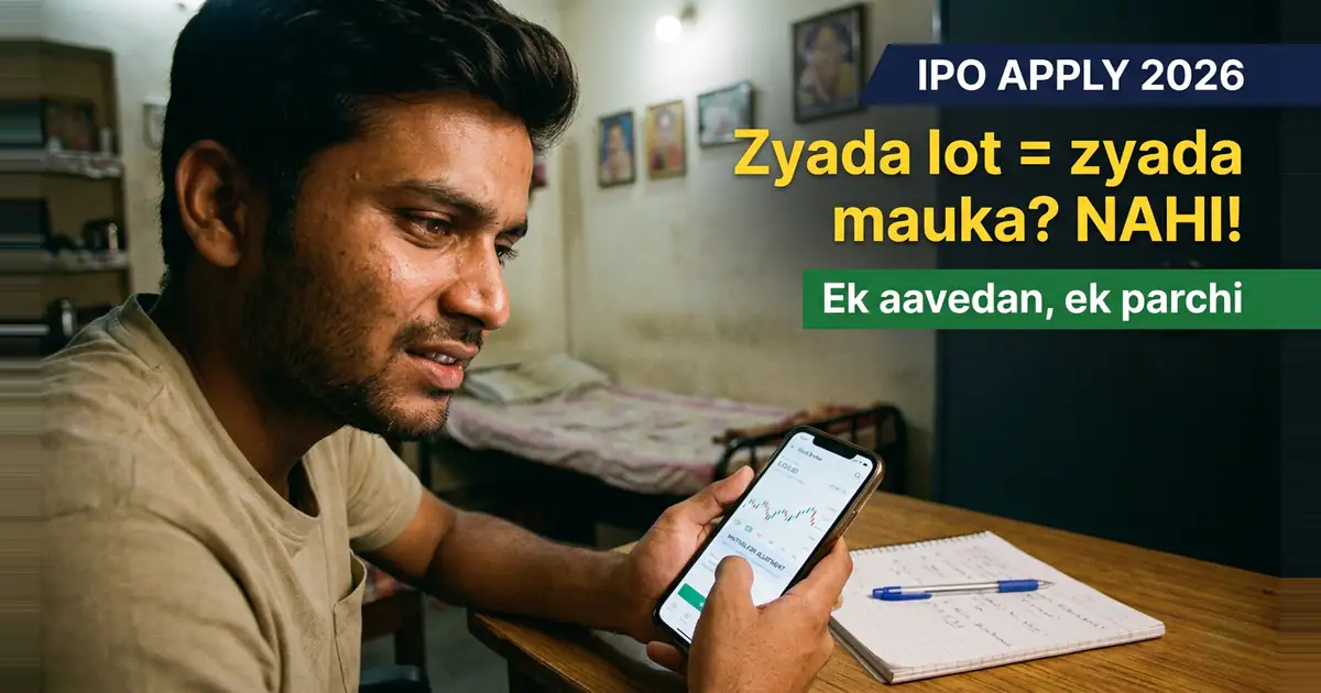 IPO Me Zyada Lot Bharne Se Mauka Badhta Nahi - Oversubscribe Hone Par Ek Aavedan Ki Ek Hi Parchi Padti Hai