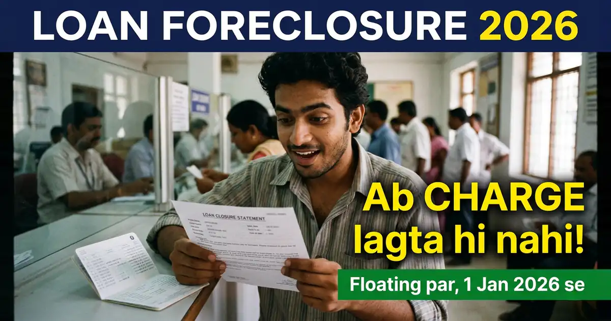 Loan Jaldi Chukana - 1 January 2026 Se Floating Loan Par Foreclosure Charge Lagta Hi Nahi, Aur Ye Baat Bahut Logon Tak Pahunchi Nahi