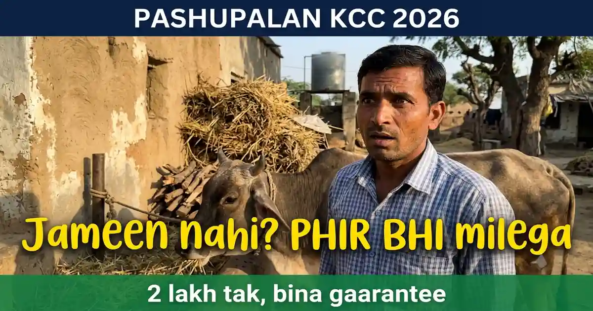 Gaay-Bakri Palne Wale Ko Bhi KCC Milta Hai - Aur Uske Liye Jameen Honi Zaroori Nahi