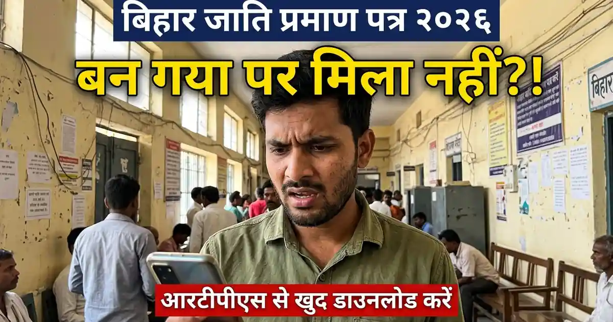 Jaati Praman Patra Ban Gaya Par Haath Me Nahi Aaya? Wo Portal Par Padta Rehta Hai