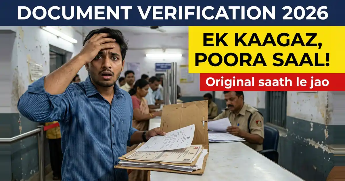 Document Verification - Yahan Log Gyaan Se Nahi, Ek Kaagaz Kam Hone Se Bahar Hote Hain