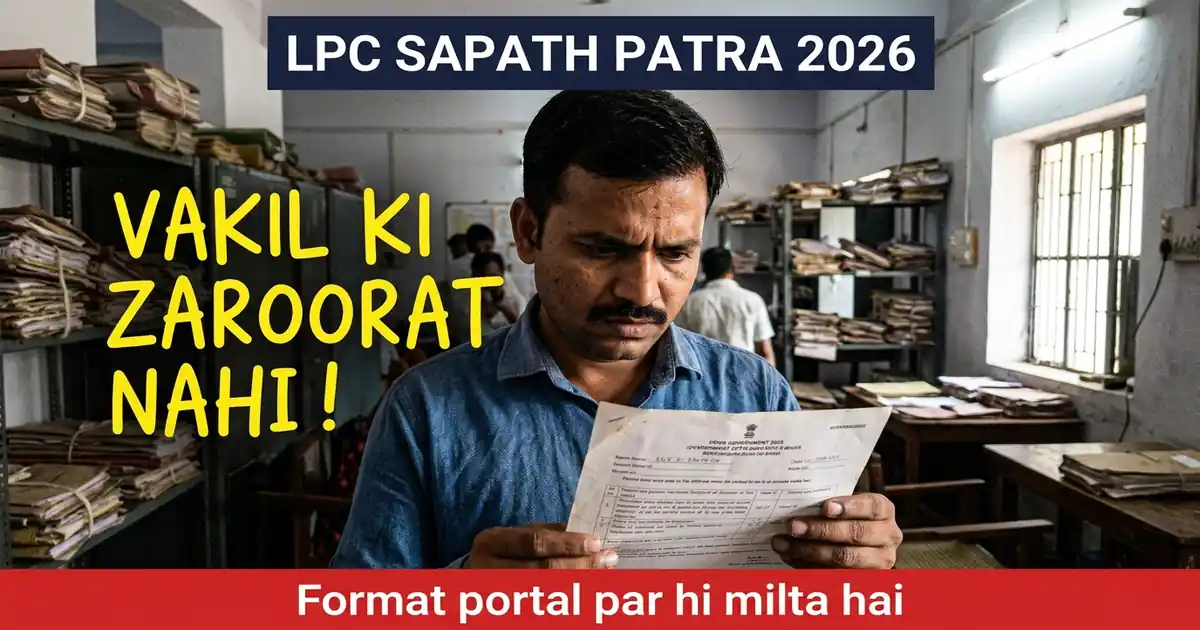 LPC Ka Sapath Patra - Iske Liye Vakil Ki Zaroorat Nahi, Aur Yahi Wo Kaagaz Hai Jisme Sabse Zyada Galti Hoti Hai